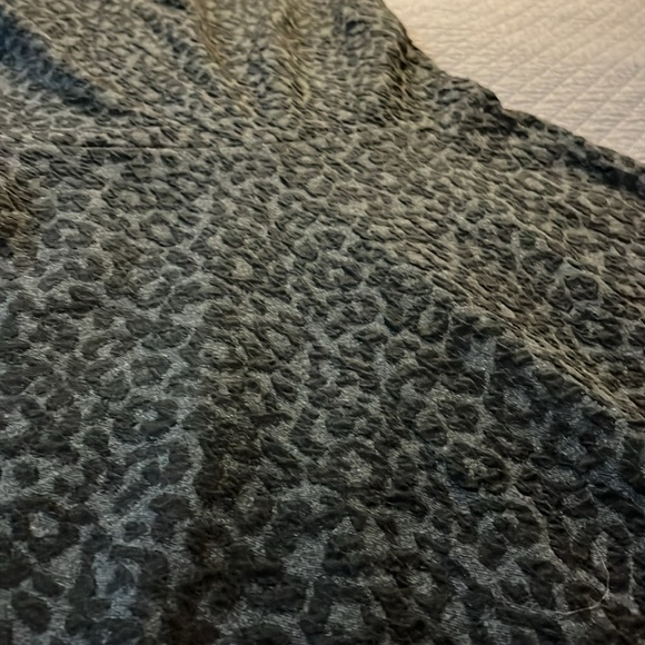 Loft Matte Black in Black Leopard Sleeveless Dress - Picture 2 of 8